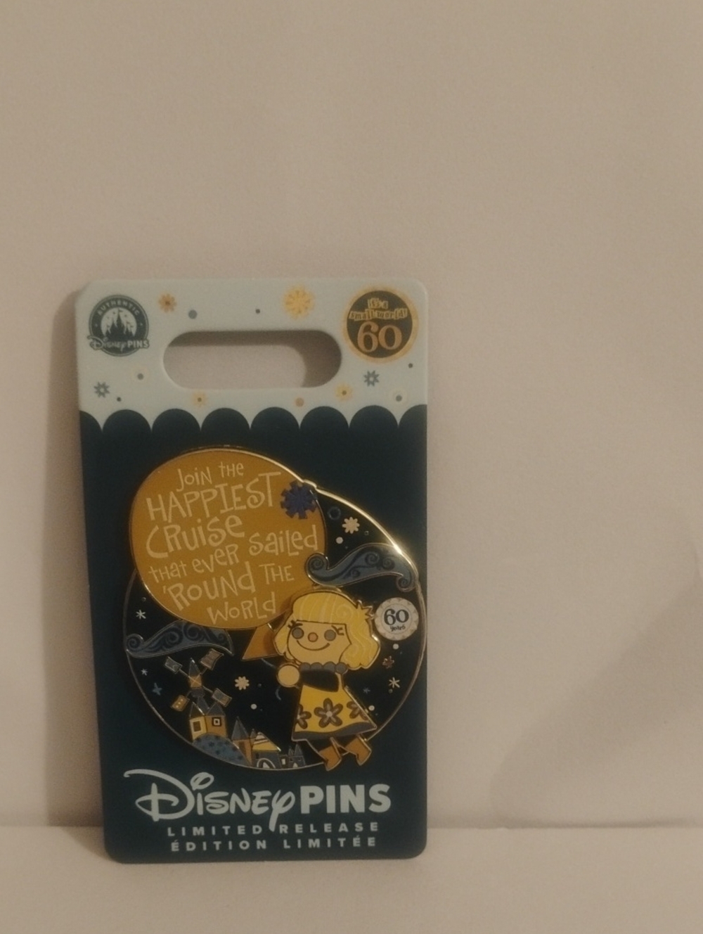 Disney Pins Limited Release It’s A Small World 60th Anniversary Pin NWT